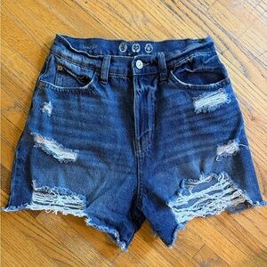 Rewash sz5/27 Distressed Denim Blue Shorts